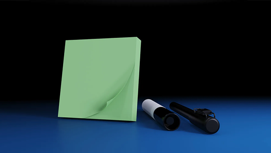 The Iarvel Magic Post-It Pad (Green) by Iarvel Magic alternate view - Wizard Magic Shop