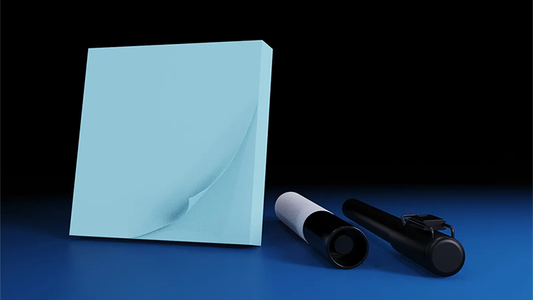 The Iarvel Magic Post-It Pad (Blue) by Iarvel Magic alternate view - Wizard Magic Shop
