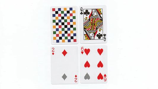 Multi Checkerboard ANYONE Playing Cards alternate view - Wizard Magic Shop