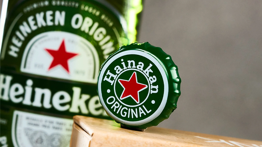 The Clink (Cap in Bottle) by Iarvel Magic and Wonder House (Heineken) alternate view - Wizard Magic Shop