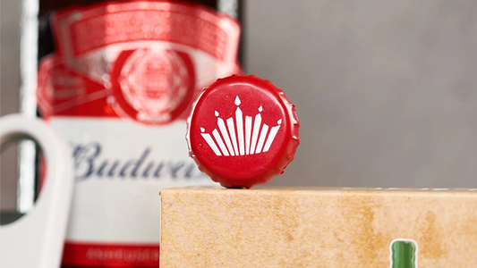 The Clink (Cap in Bottle) by Iarvel Magic and Wonder House (Budweiser) alternate view - Wizard Magic Shop