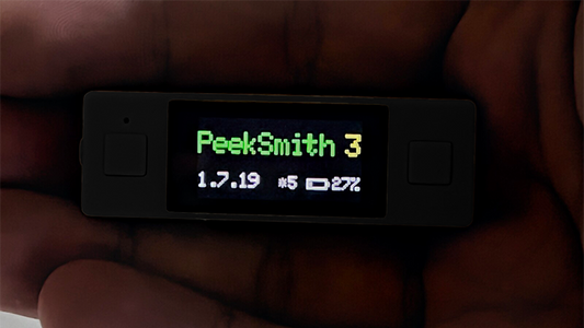 PeekSmith 3 (Black) by Electricks alternate view - Wizard Magic Shop