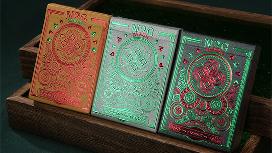 COIPIX (Green) Playing Cards by N2G alternate view - Wizard Magic Shop
