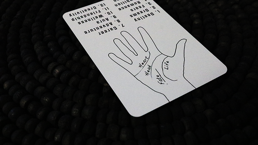 The Palm Reader Card by David Alnwick alternate view - Wizard Magic Shop