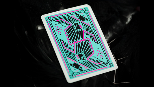 FULTON'S THUNDERBIRD ROOM TURQUOISE EDITION PLAYING CARDS alternate view - Wizard Magic Shop
