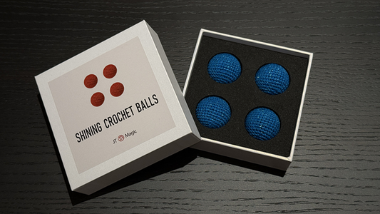 Shining Crochet Balls (Royal Blue) by JT Magic alternate view - Wizard Magic Shop