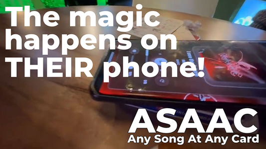 Any Song At Any Card (APP) by John O'Toole alternate view - Wizard Magic Shop