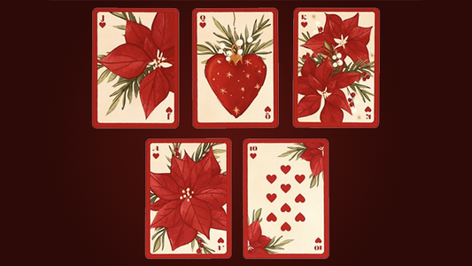 Christmas Botanicals Playing Cards by Puckator UK alternate view - Wizard Magic Shop