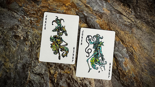 Mortalis Machina Cobalt Standard Edition Playing Cards alternate view - Wizard Magic Shop