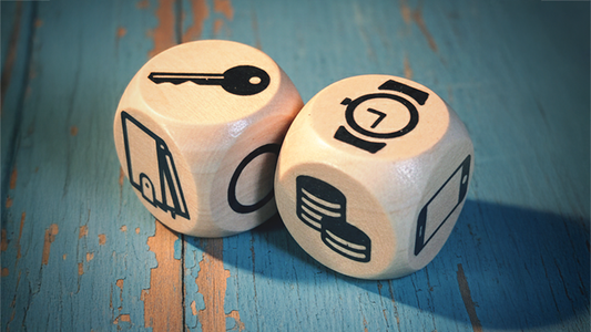 EDC Dice V3 by Phill Smith alternate view - Wizard Magic Shop