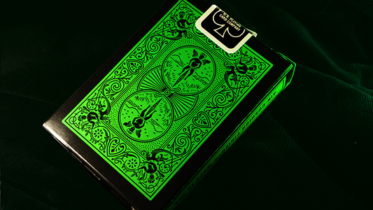 Bicycle Reverse (Green) Playing Cards alternate view - Wizard Magic Shop