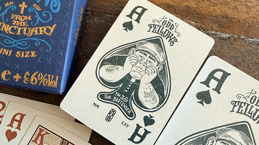 Odd Fellow Brother McPint Mini Playing Cards by Stockholm17 alternate view - Wizard Magic Shop