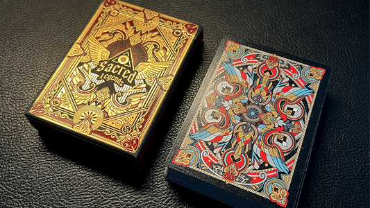 Sacred Legends Black Edition Playing Cards by HypieLab alternate view - Wizard Magic Shop