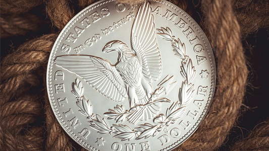 Bacon Jumbo Coin (Morgan) by Bacon Magic alternate view - Wizard Magic Shop