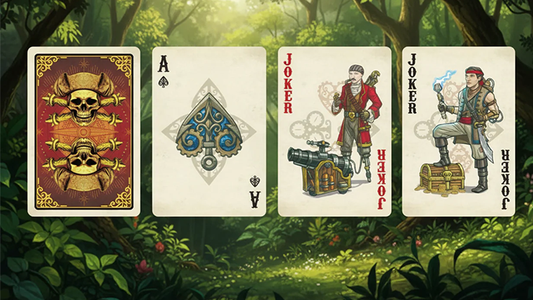 Skeleton Pirates Playing Cards alternate view - Wizard Magic Shop