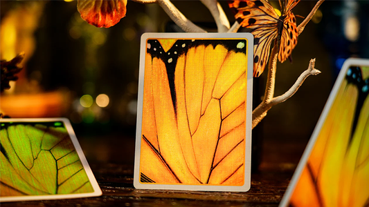 Amber Golden Morpho Playing Cards by TCC Fashion alternate view - Wizard Magic Shop
