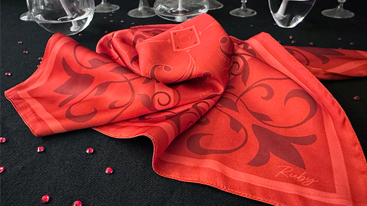 Devil's Bandana V.3 - Precious Stones Collection by Lee Alex (Ruby Red) alternate view - Wizard Magic Shop