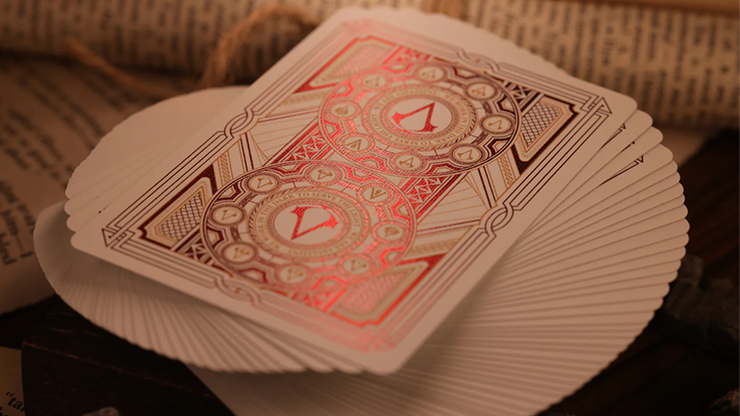 Assassin's Creed Legacy Version 2 Garnet (Hidden Blade Black) Playing Cards