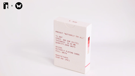 Room One X Butterfly Present Butterfly Try All Playing Cards (300G) alternate view - Wizard Magic Shop
