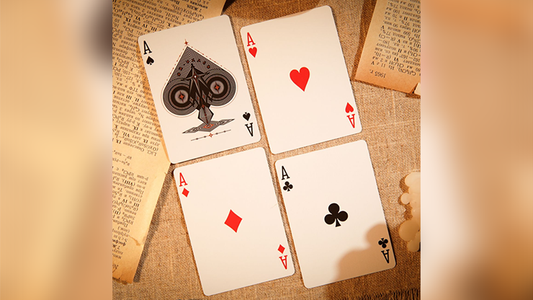 Mr. Black V2 (Red) Playing Cards alternate view - Wizard Magic Shop