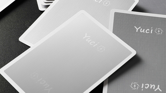 Yuci Silver Playing Cards by TCC alternate view - Wizard Magic Shop