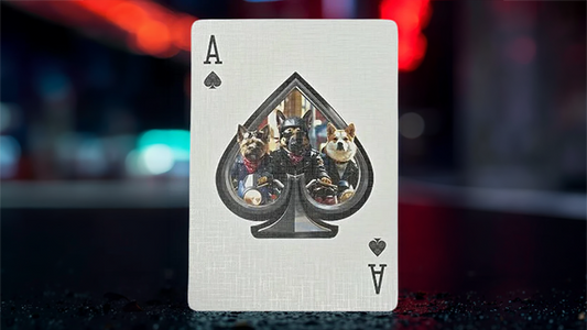 Biker Dogs Playing Cards by Collectable Playing Cards alternate view - Wizard Magic Shop