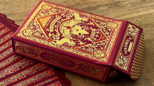 Neko Royal Red Playing Cards alternate view - Wizard Magic Shop