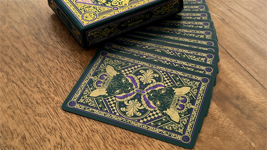 Neko Royal Green Playing Cards alternate view - Wizard Magic Shop