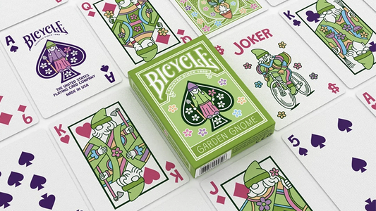 Bicycle Garden Gnome by US Playing Card Co alternate view - Wizard Magic Shop