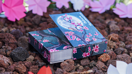 Sakura Renaissance 3D Pop-up Moonlight Edition Playing Cards alternate view - Wizard Magic Shop