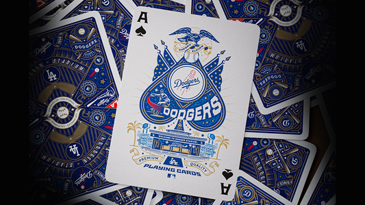 Dodgers Playing Cards by theory11 alternate view - Wizard Magic Shop