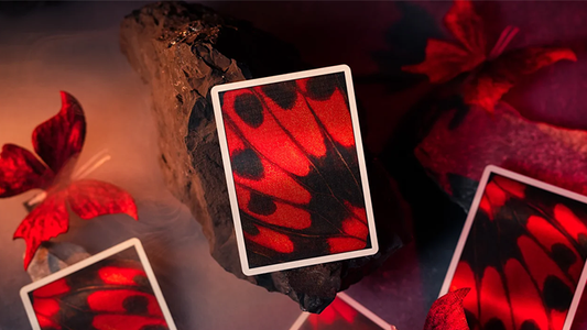 Morpho V2 (Carmine) Playing Cards by TCC Fashion alternate view - Wizard Magic Shop