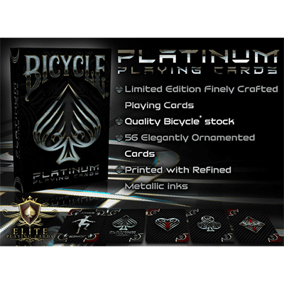 Bicycle Platinum Deck by US Playing Card Co. alternate view - Wizard Magic Shop