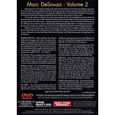 Master Works of Conjuring Vol. 2 by Marc DeSouza - DVD alternate view - Wizard Magic Shop
