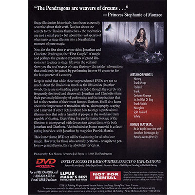 Magic of the Pendragons #2 by Charlotte and Jonathan Pendragon and L&L Publishing - DVD alternate view - Wizard Magic Shop
