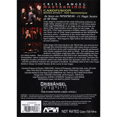 Masterminds (Card Fusion) Vol. 5 by Criss Angel - DVD alternate view - Wizard Magic Shop