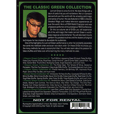 Lennart Green Classic Green Collection 6-Disc Set - DVD alternate view - Wizard Magic Shop
