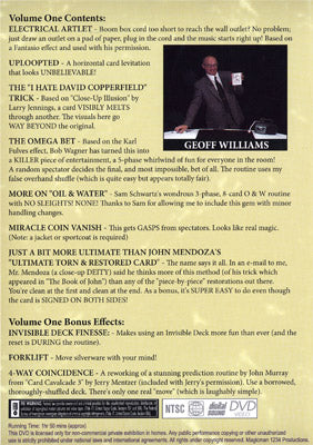 Miracles For Mortals Volume One by Geoff Williams - DVD alternate view - Wizard Magic Shop