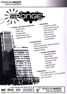 Sponge (DVD and 4 Sponge Balls) by Jay Noblezada - DVD alternate view - Wizard Magic Shop