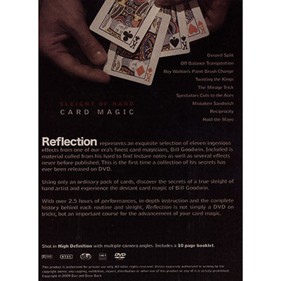 Reflection by Bill Goodwin and Dan & Dave Buck - DVD alternate view - Wizard Magic Shop