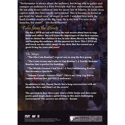 Tales From the Street (2 DVD Set) by Kozmo - DVD alternate view - Wizard Magic Shop
