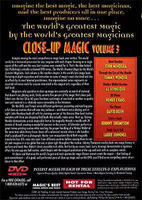 World's Greatest Magic: Close Up Magic #3 - DVD alternate view - Wizard Magic Shop