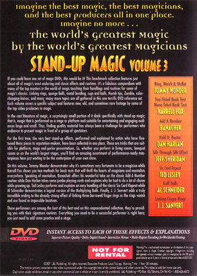World's Greatest Magic: Stand-Up Magic Volume 3 - DVD alternate view - Wizard Magic Shop