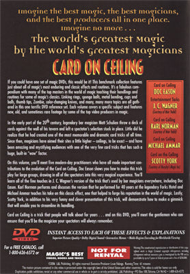 World's Greatest Magic: Card On Ceiling - DVD alternate view - Wizard Magic Shop