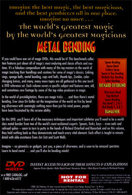 World's Greatest Magic: Metal Bending by L&L Publishing - DVD alternate view - Wizard Magic Shop
