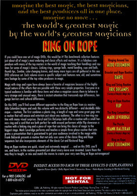 World's Greatest Magic: Ring on Rope - DVD alternate view - Wizard Magic Shop