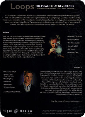 Loops Vol. 1 & Vol. 2 (Deluxe 2 DVD Set) by Yigal Mesika & Finn Jon - DVD alternate view - Wizard Magic Shop