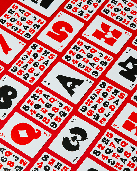 Just Type Playing Cards alternate view - Wizard Magic Shop