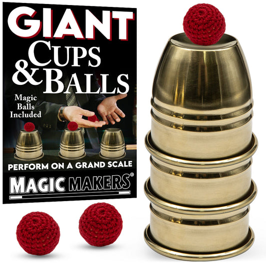 Giant Cups and Balls Magic Routine - Wizard Magic Shop
