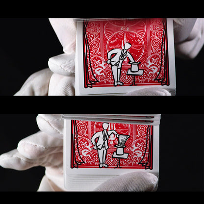 Magic Trick Cartoon Deck - Bicycle Back - Limited Edition